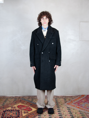 Ader Error Cappotto <BR/>Oversized Double Breasted Coat BN01FWCT0103 BK-NOIR Ader Error 
