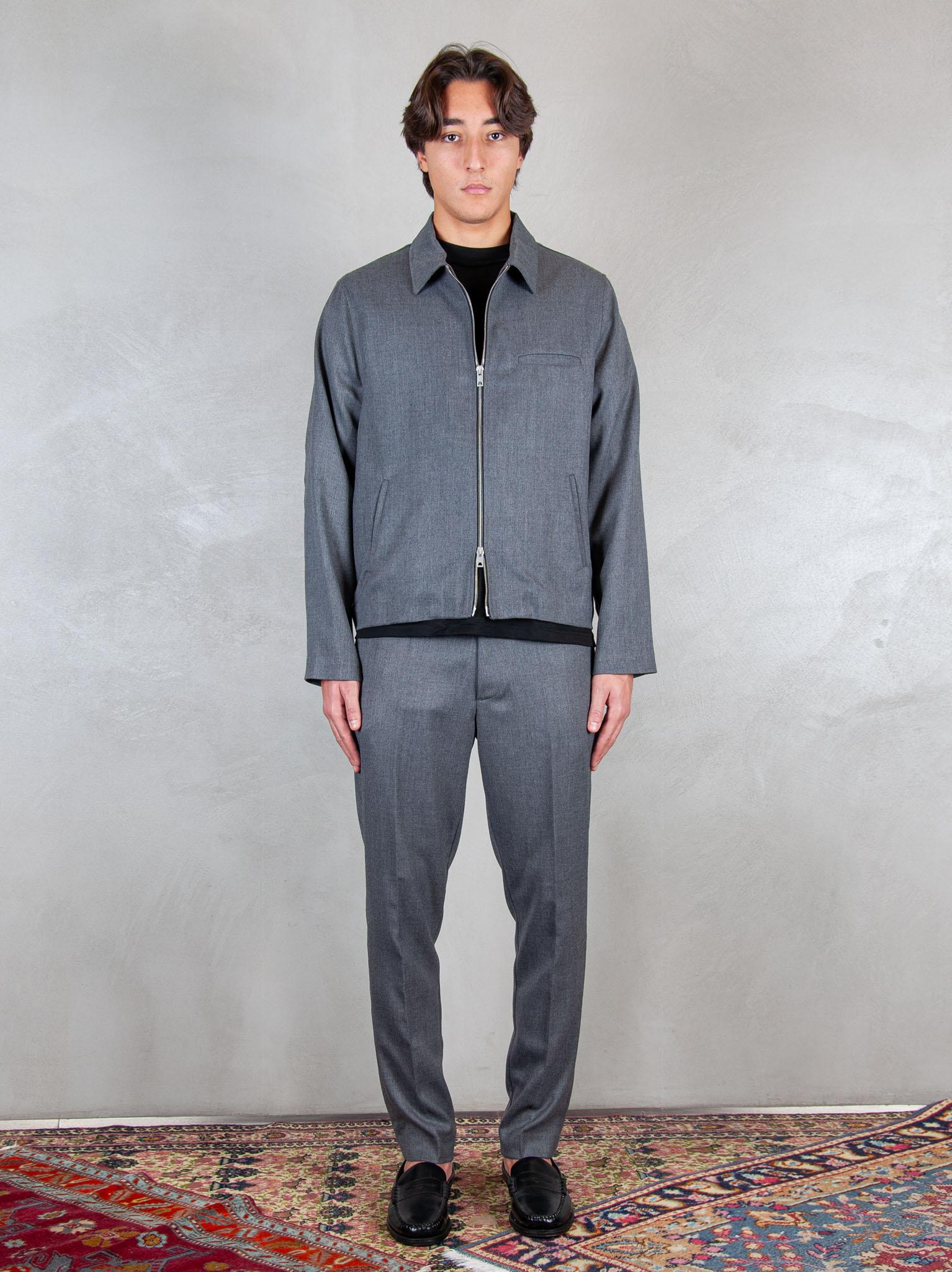 I'M Brian Overshirt zip GIU3472 GRIGIO I'm Brain 