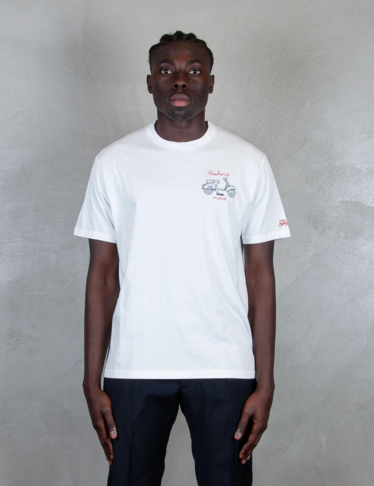 tshirt man TSHM001 02653H MC2 St Barth 
