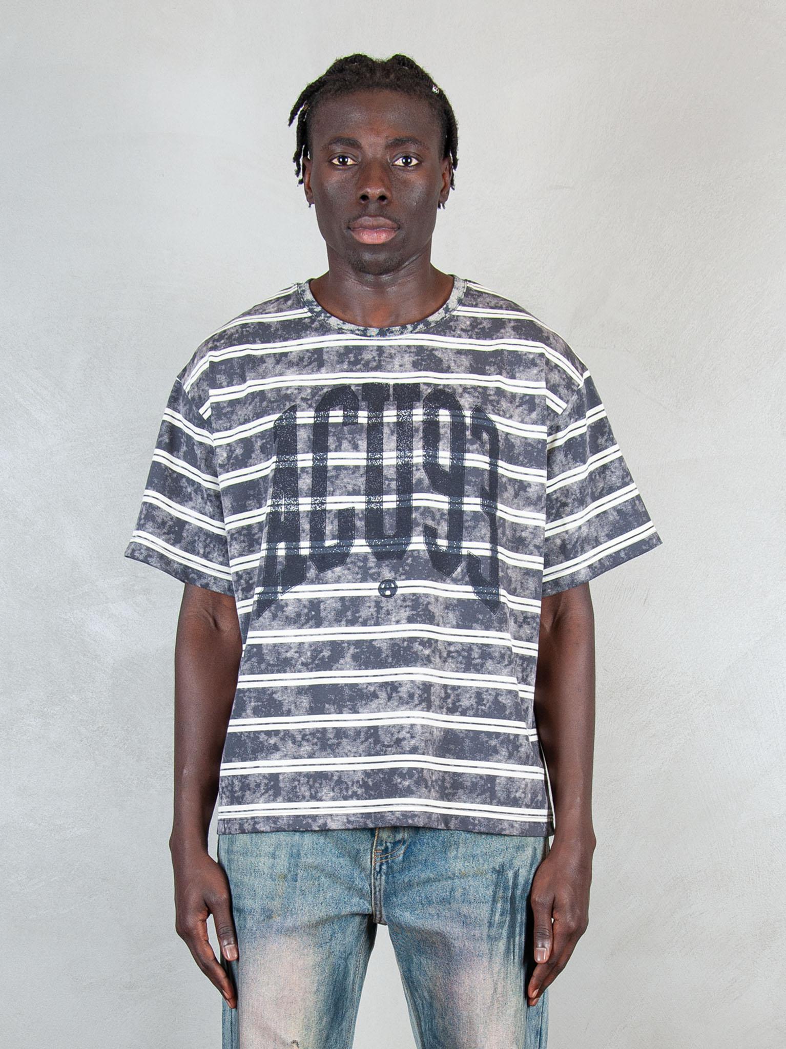 Acupuncture T-shirt Acid Stripes ACID STRIPES STEEL GREY Acupuncture 