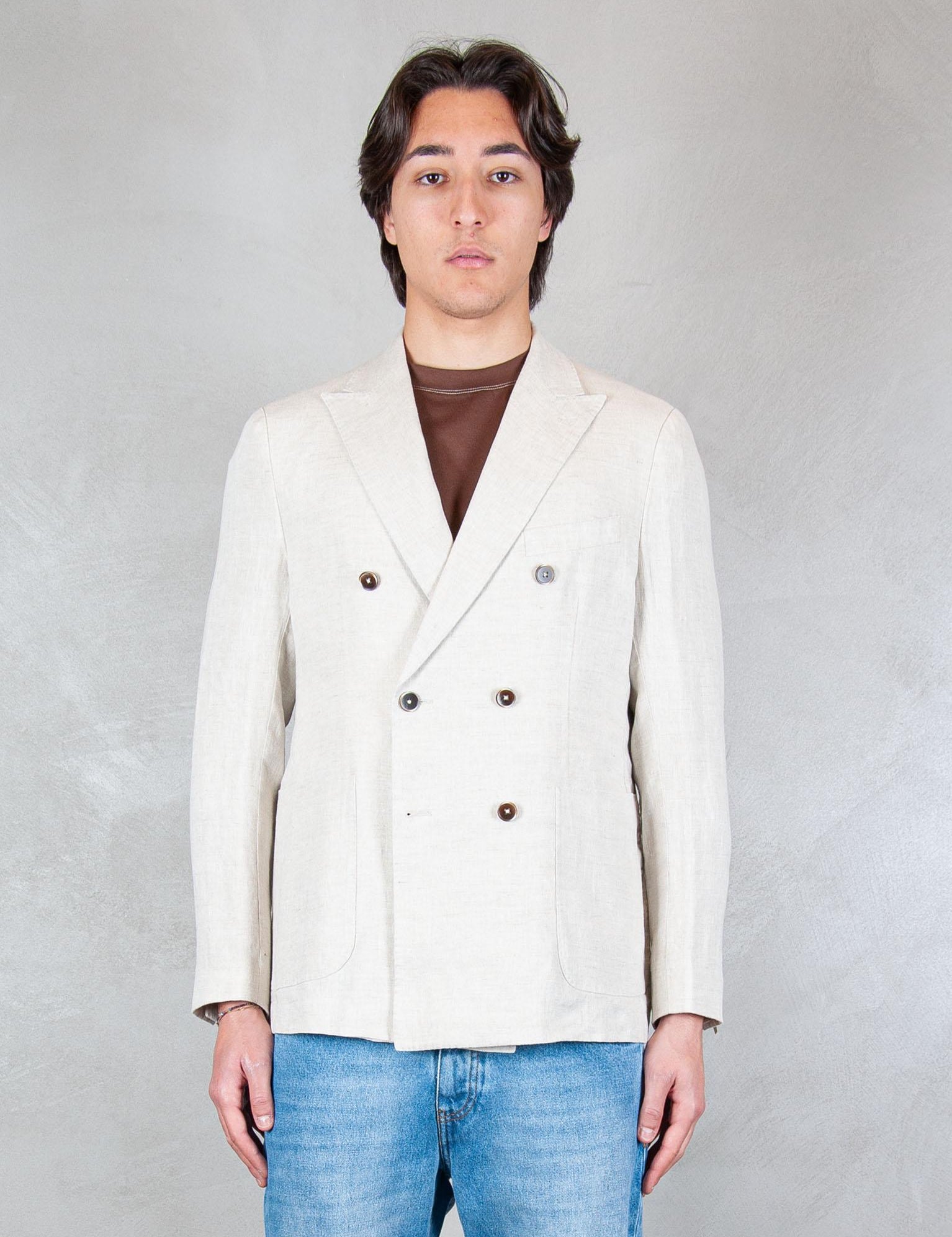 >Doppiopetto Rever Lancia GAE1131 BEIGE Seinse 