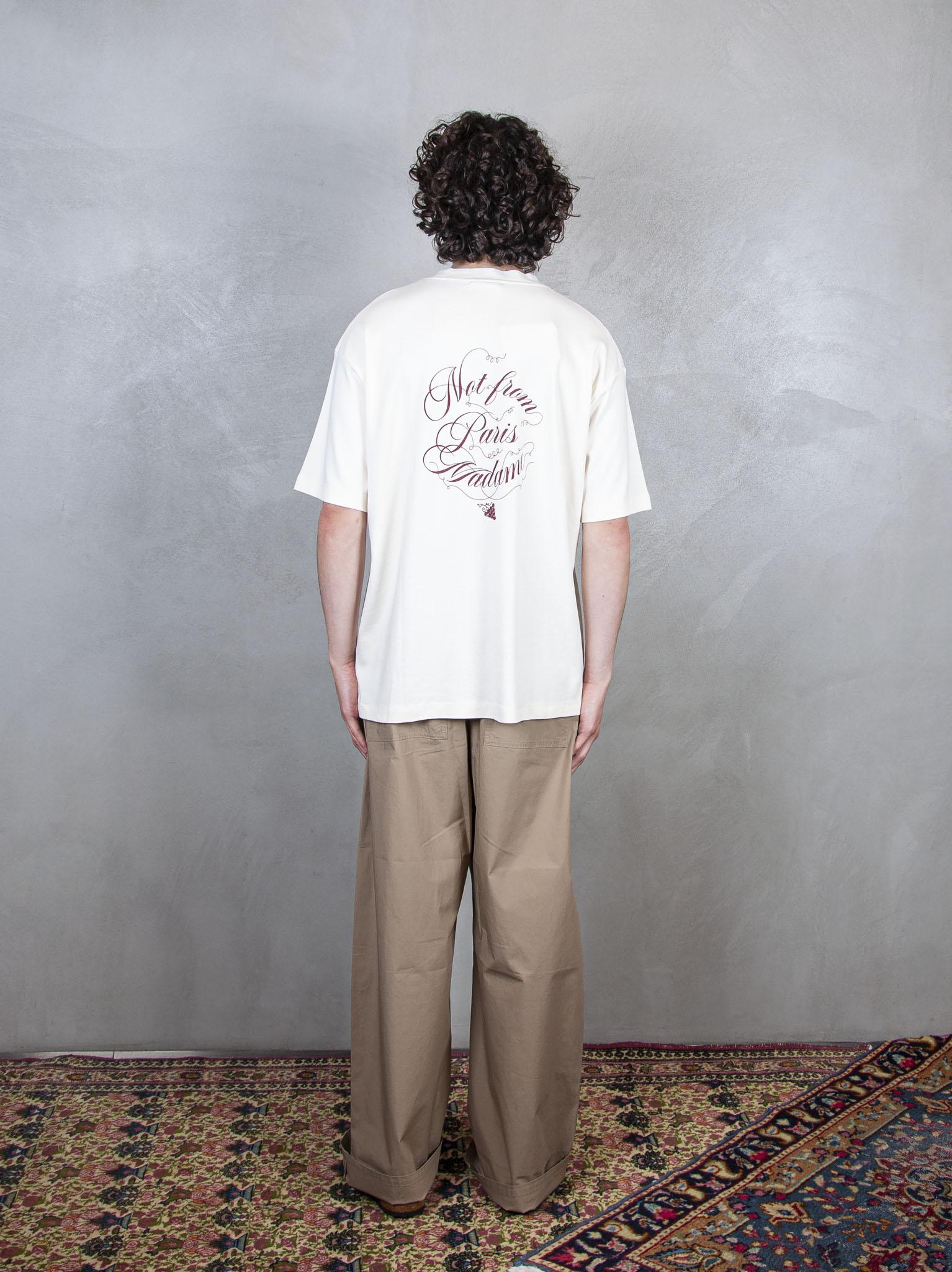 Le T-Shirt Slogan Vignes TS226-CO002 CM Drôle De Monsieur 