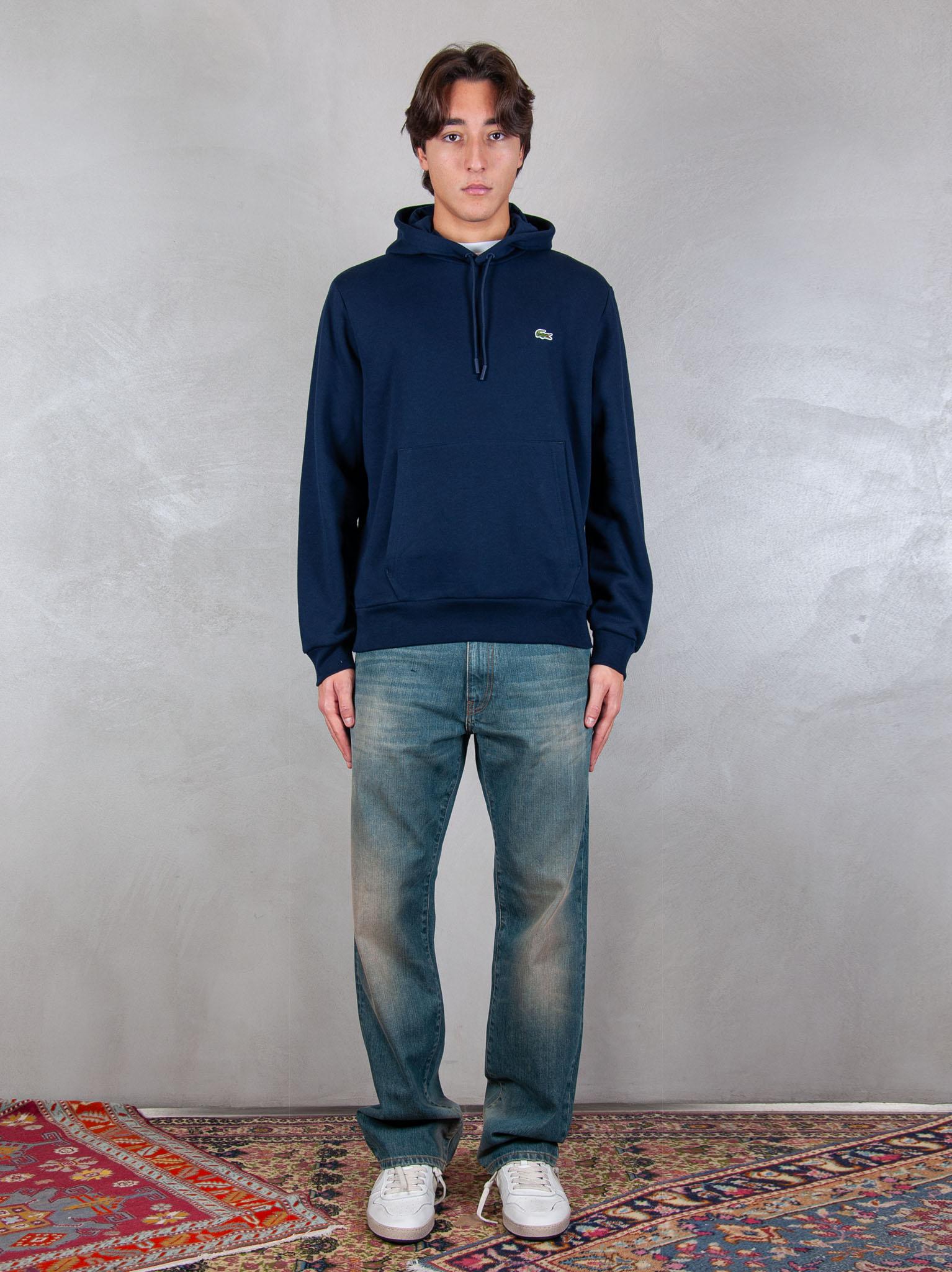 Felpa cappuccio SH9623 166 Lacoste 