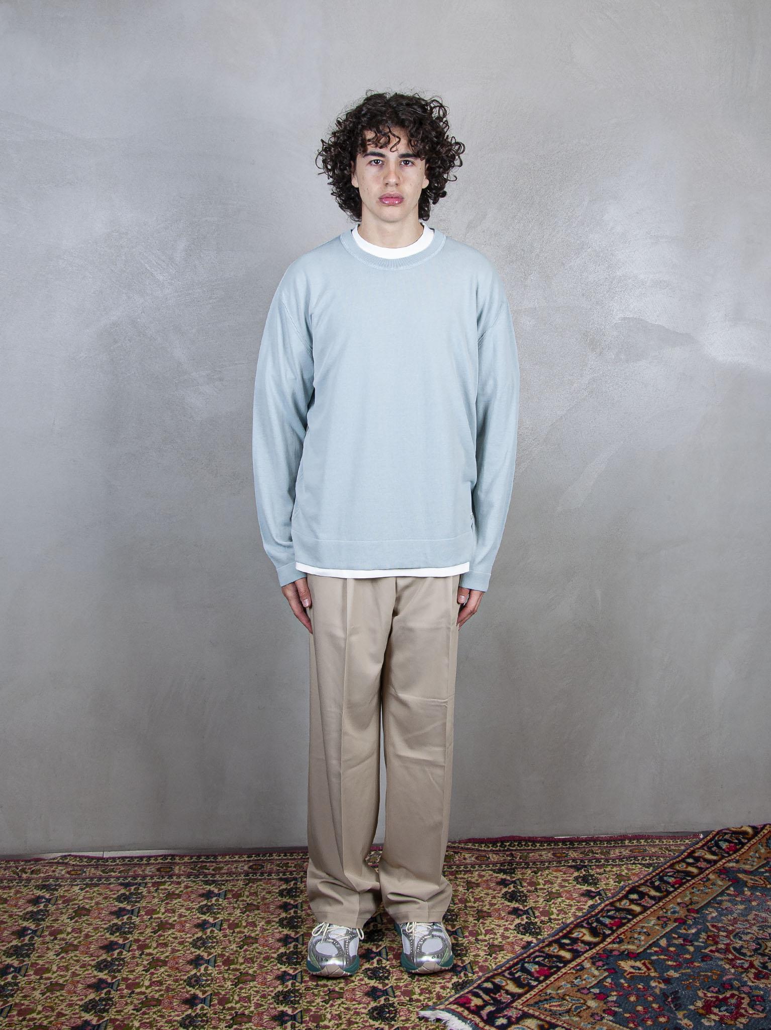 Crewneck Cotton Crepe KN089A-6323O 800 C.P. company 