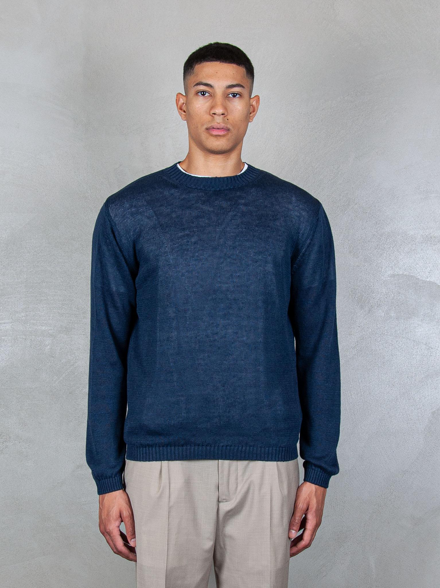 Cotton Linen Crewneck 2077 23 Daniele Fiesoli 