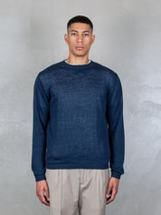 Cotton Linen Crewneck 2077 23 Daniele Fiesoli 