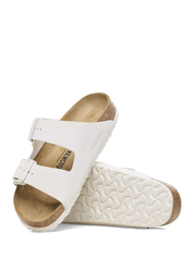 Birkenstock <BR/>Arizona Suede ARIZONA-SUEDE ANTIQUE WHITE Birkenstock 