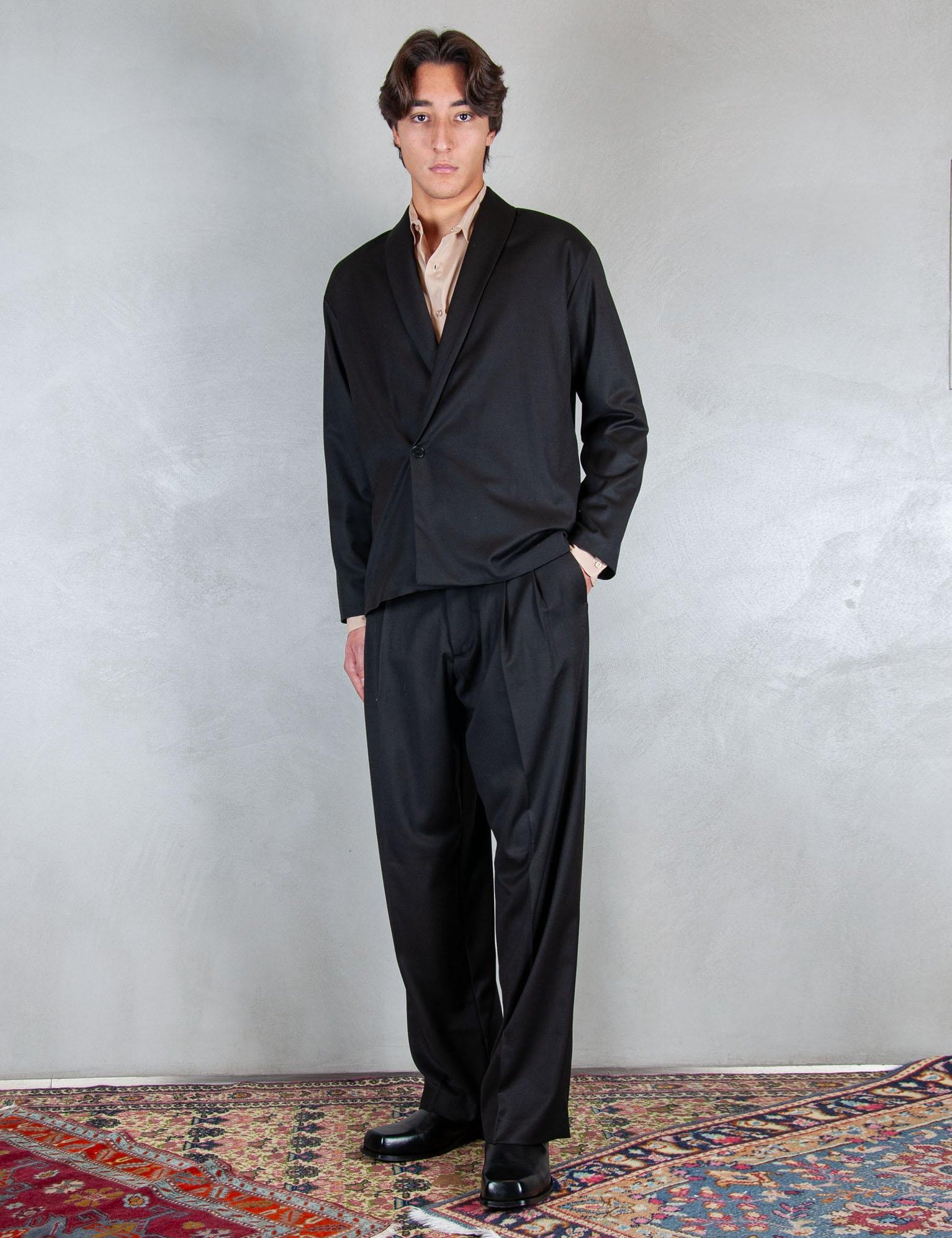 Giacca Kimono CA3454 NERO I'm Brain 