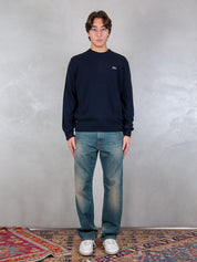 Maglia girocollo in lana cardata AH2916 166 Lacoste 