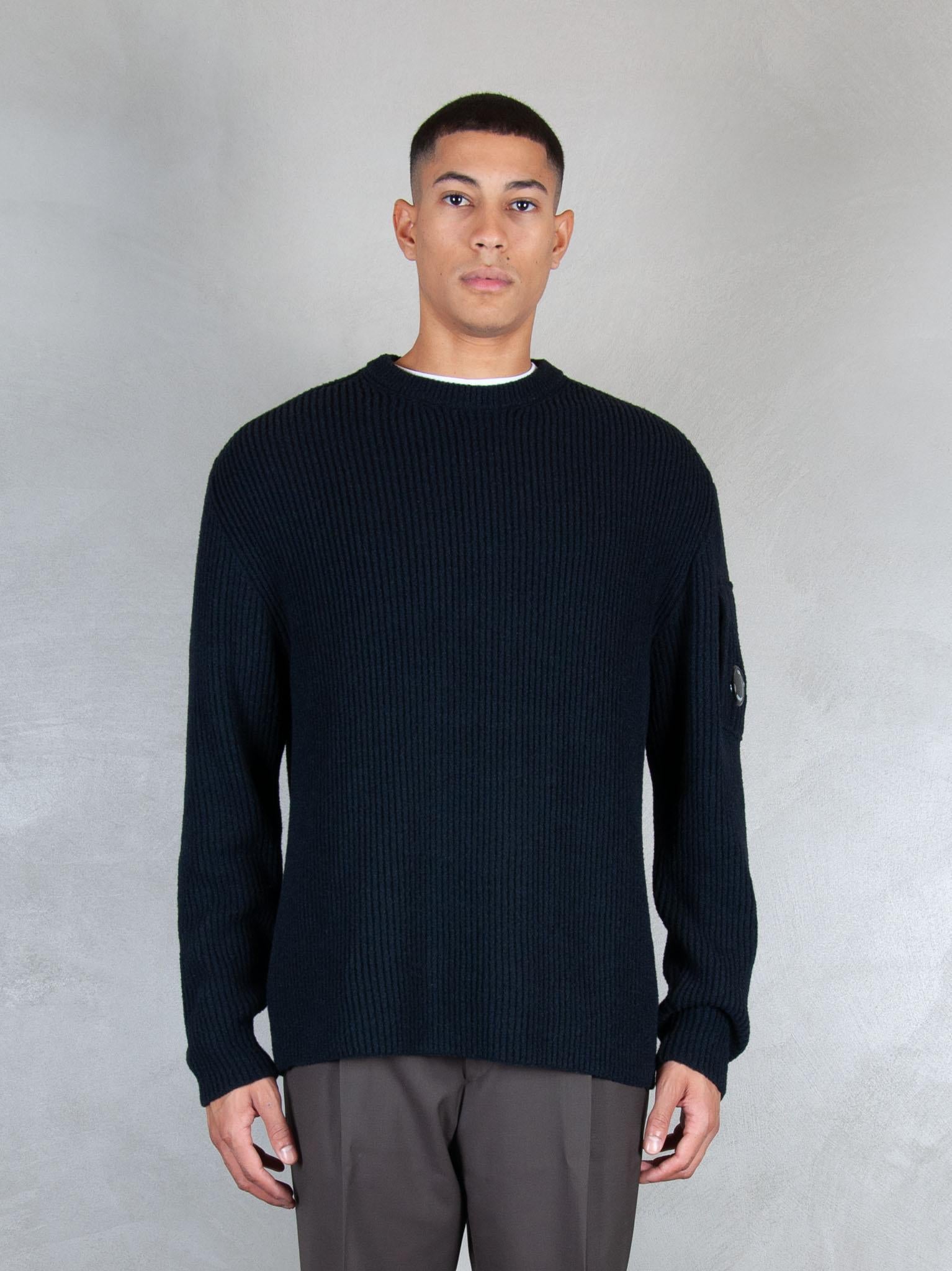 C.P. Company Maglia Crewneck Fleece knit KN307A-006170A 999 C.P. company 