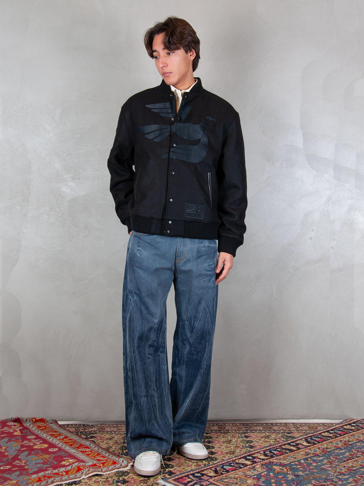 Parra Giubbotto Not Movie Quality varsity jacket 54365 BLACK Parra 