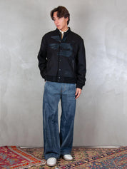 Parra Giubbotto <BR/>Not Movie Quality varsity jacket 54365 BLACK Parra 