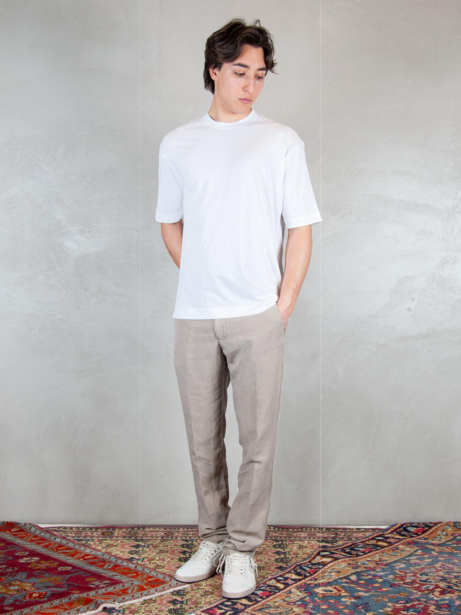 Raphael1966 Tshirt Basic Cotone Pima DK17106 BIANCO Raphael - Dkt 