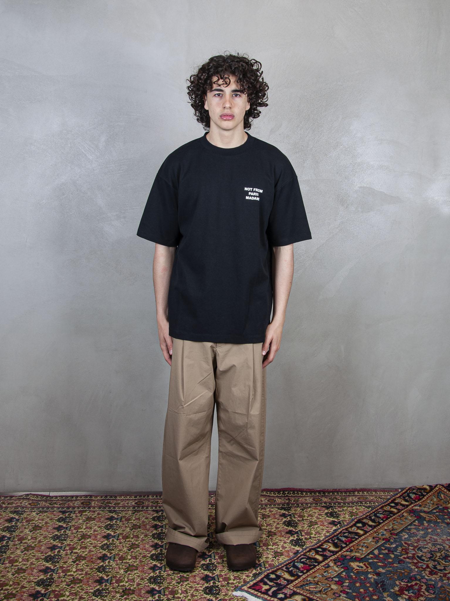 Le T-Shirt Slogan TS203-CO002 BL Drôle De Monsieur 