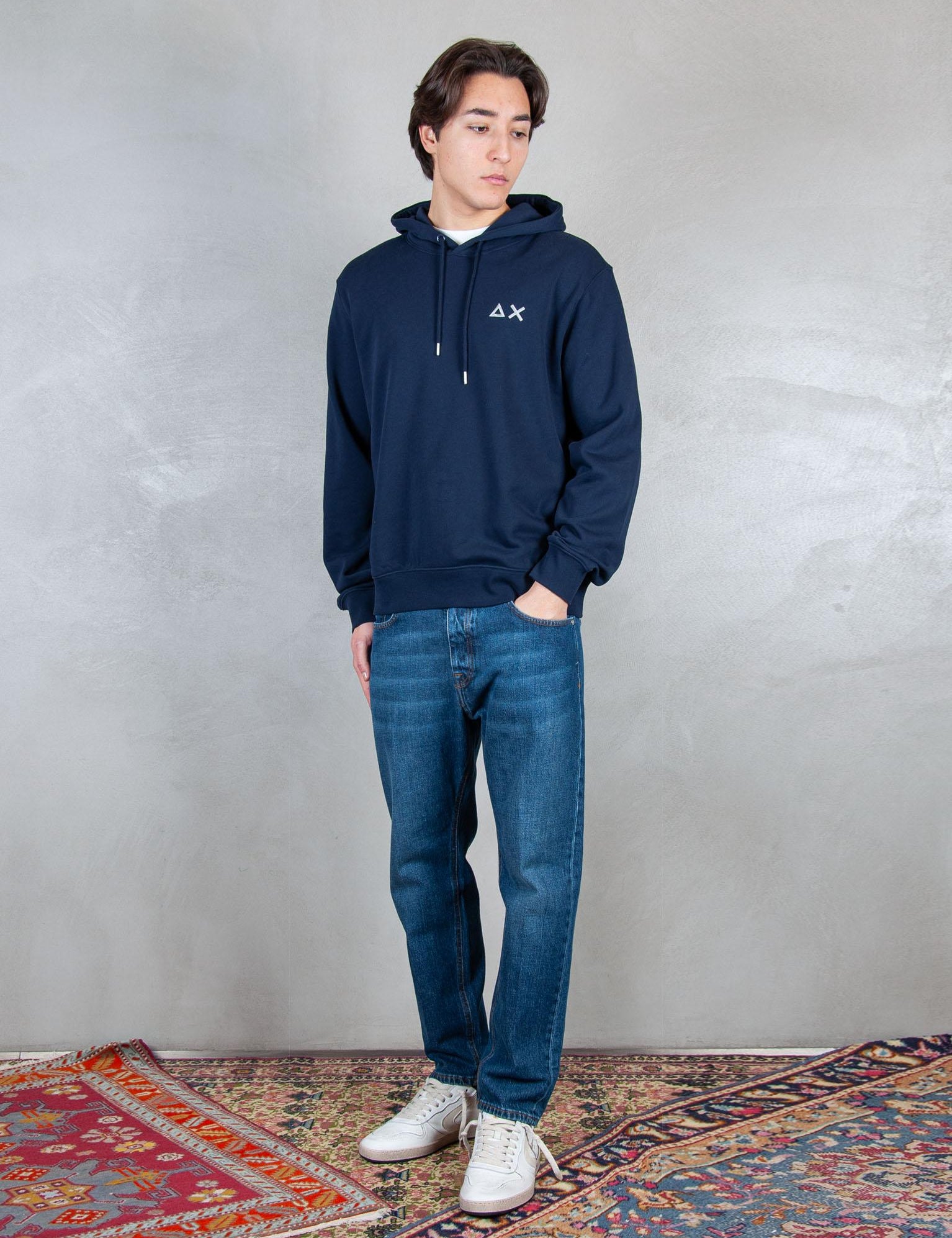 Sun68 Felpa Cappuccio F45104 07 Sun68 