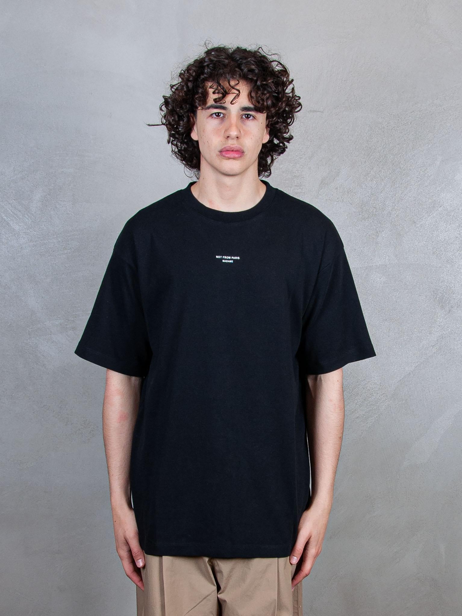 Le T-Shirt Slogan Classique TS202-CO002 BL Drôle De Monsieur 