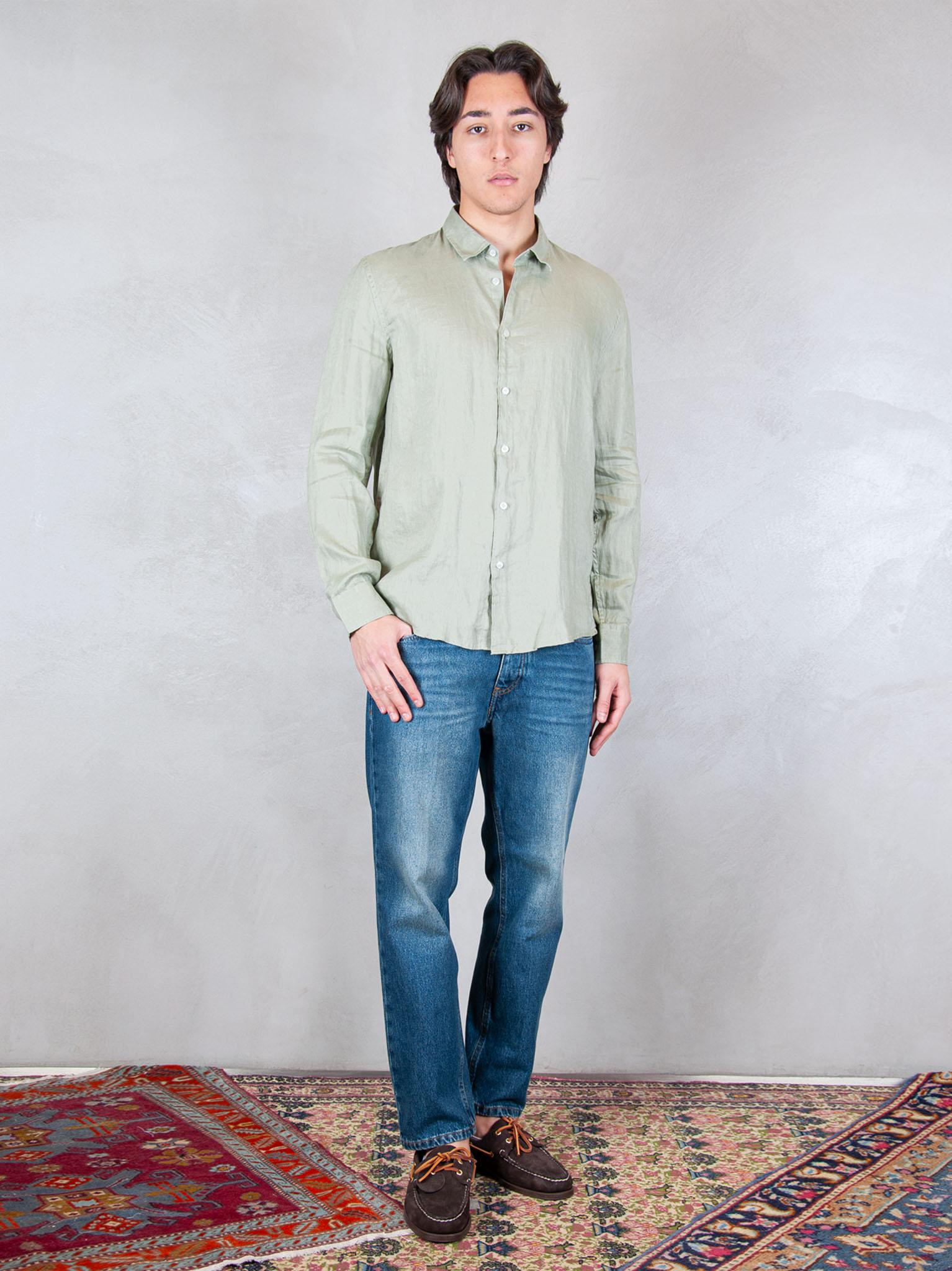 Seinse Camicia Lino CE1081 SALVIA Seinse 