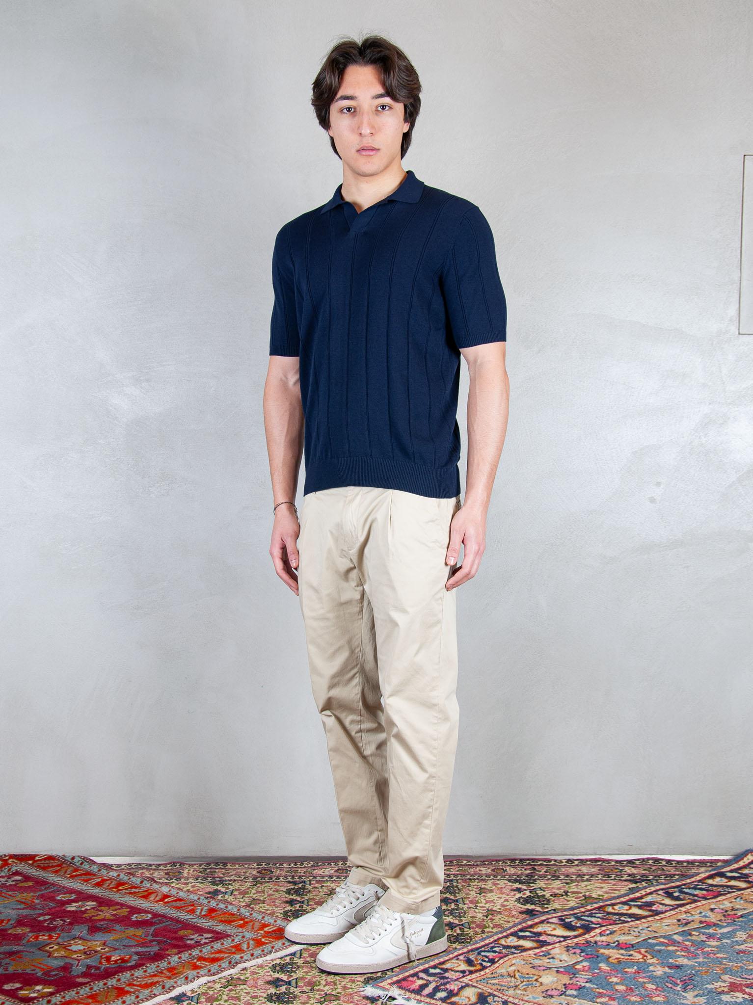 Luigi Gentile Maglia Polo Capri Gessata LG1358 90 Luigi Gentile 