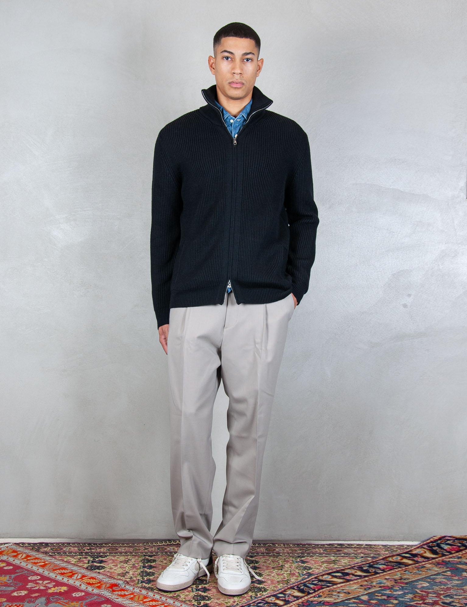 >Giubbotto Zip LG1185 08 Luigi Gentile 