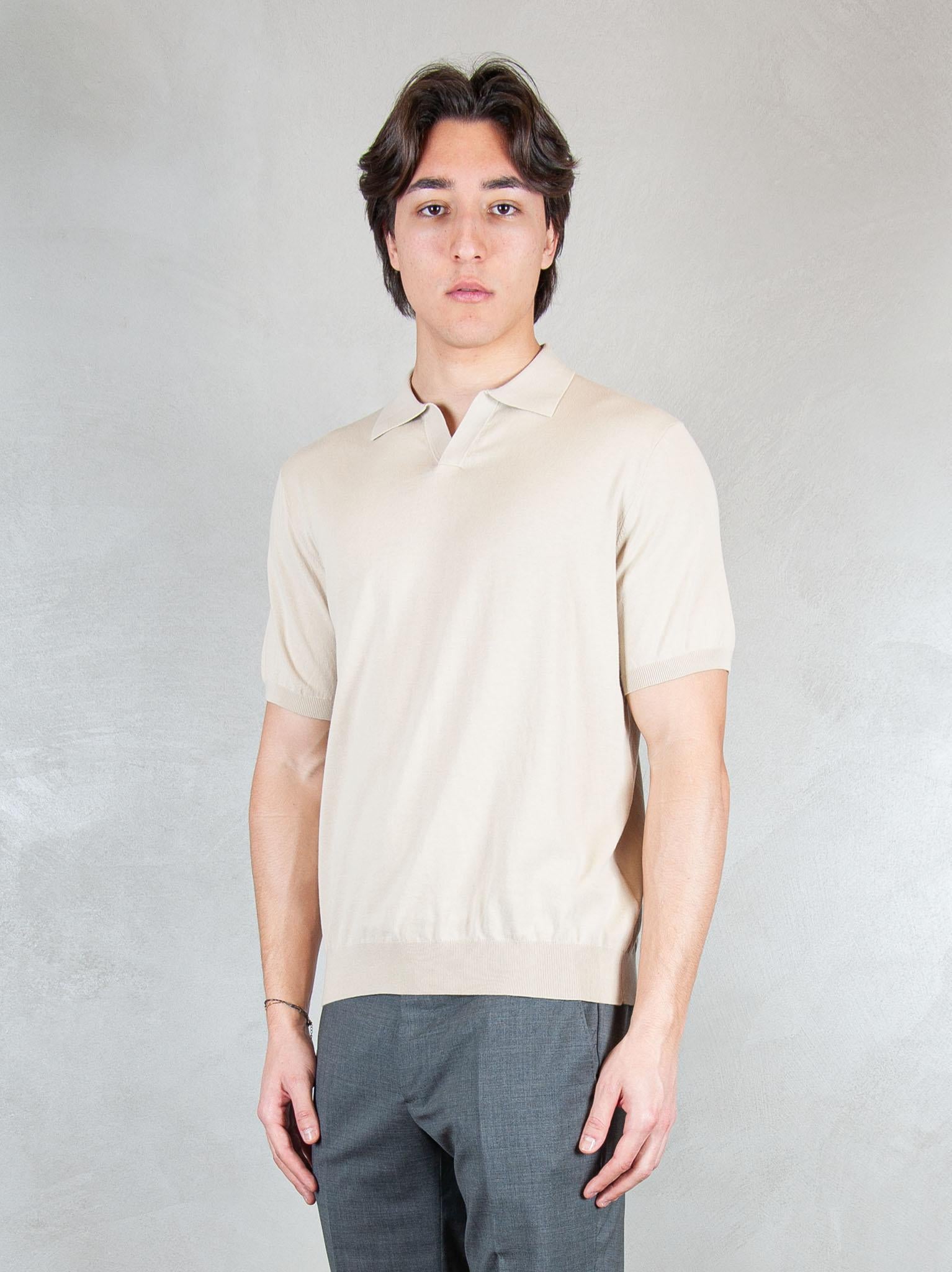 Raphael1966 Maglia Polo Capri Cotone Crepe DK17008 SABBIA Raphael - Dkt 