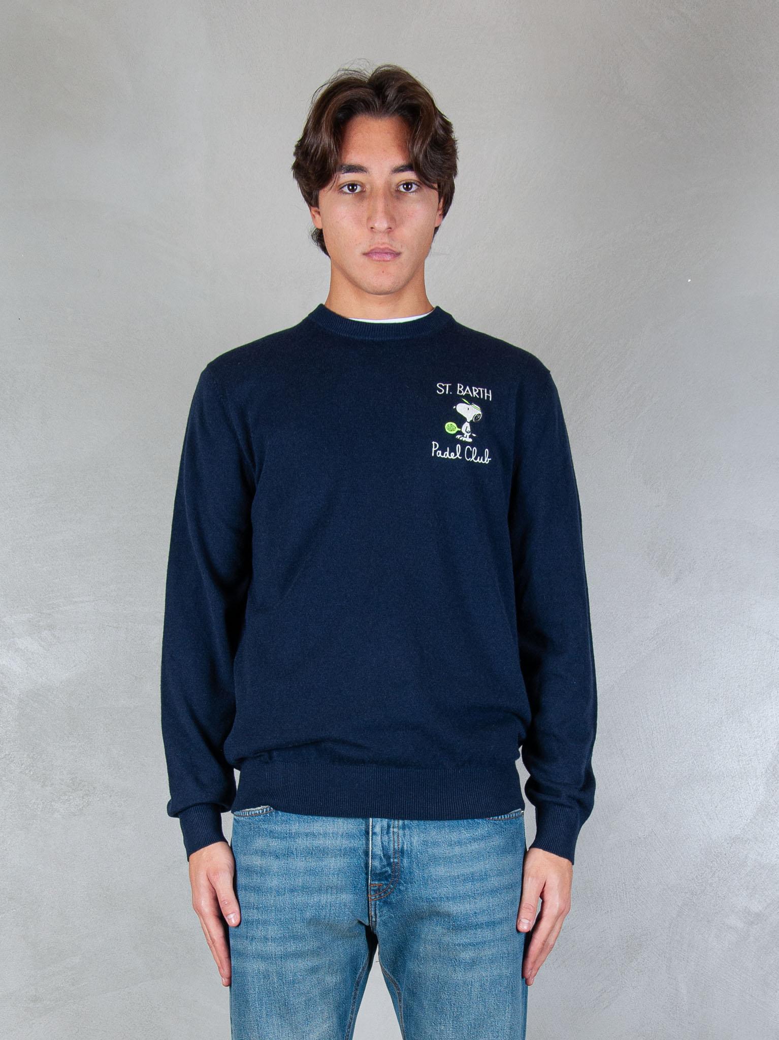 MC2 Saint Barth maglia Heron embroyed wool HER0024 03103I MC2 St Barth 