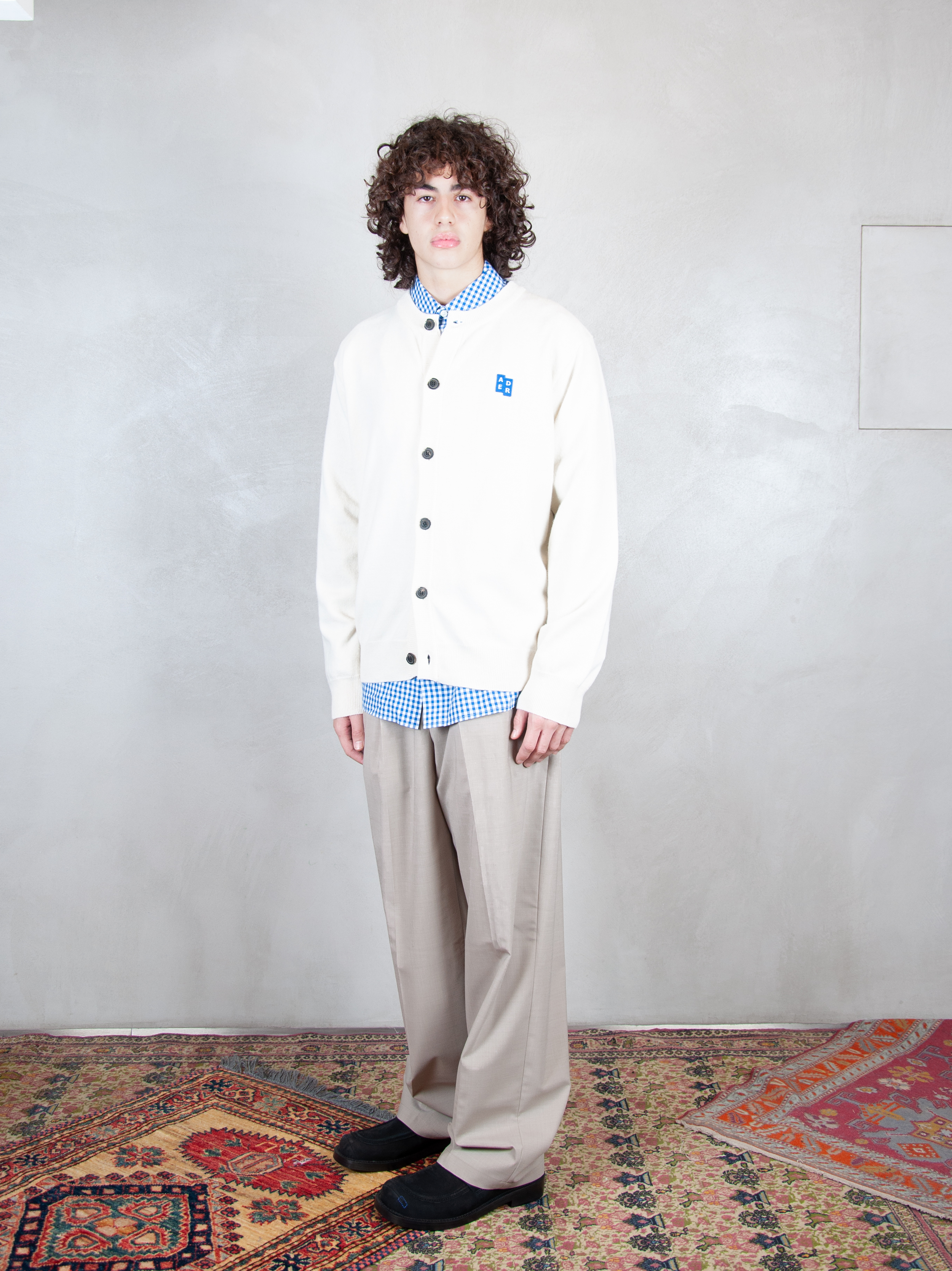 Ader Error Maglia Tetris Cardigan BMSGFYKT0701 OT-OTMEAL Ader Error 