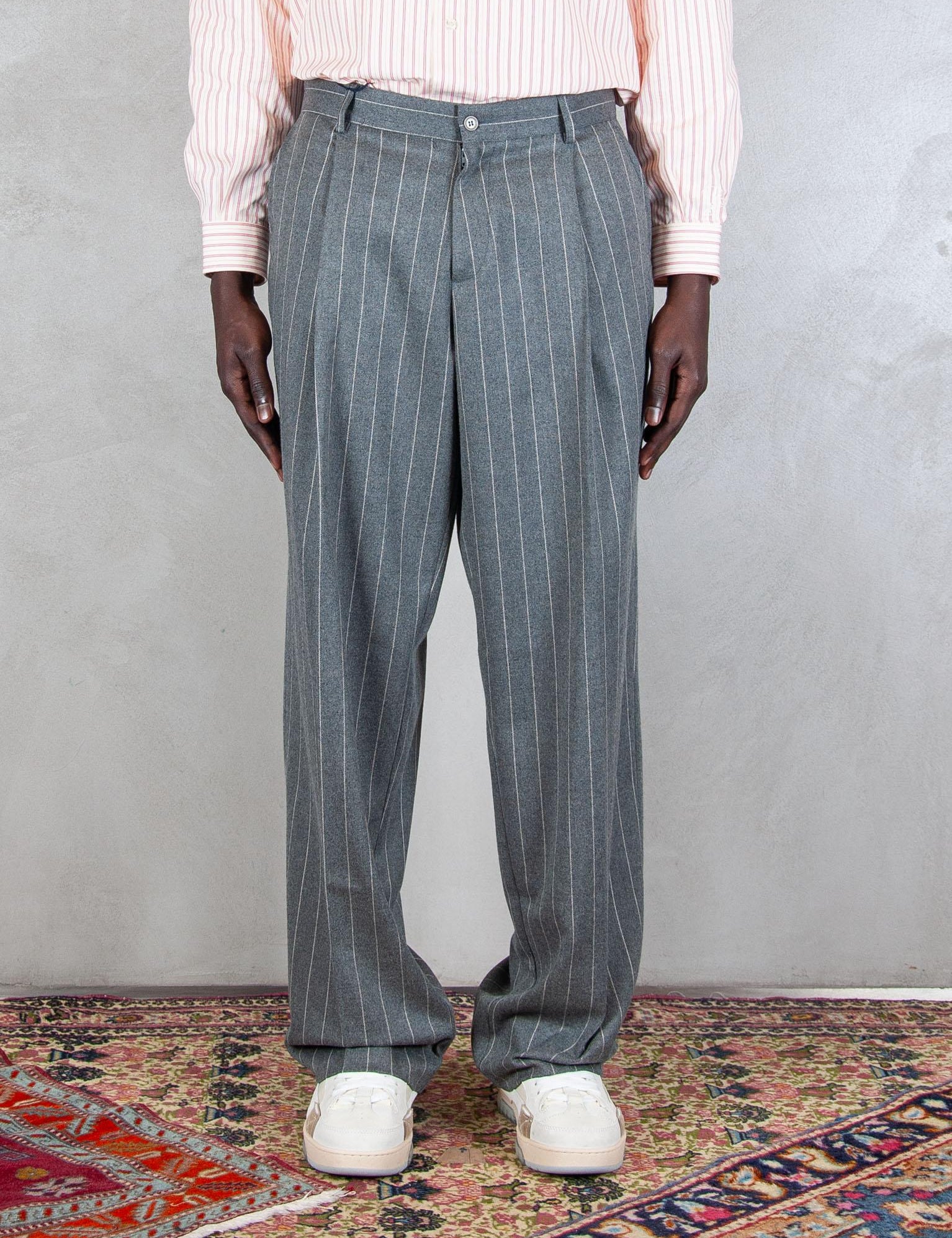 >Loose pant LOOSE GREY STRIPE Hi Five 