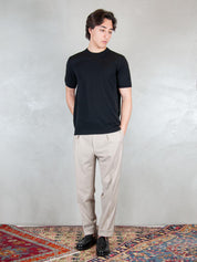 Raphael1966 Maglia <BR/>Tshirt Cotone Crepe DK17003 NERO Raphael - Dkt 
