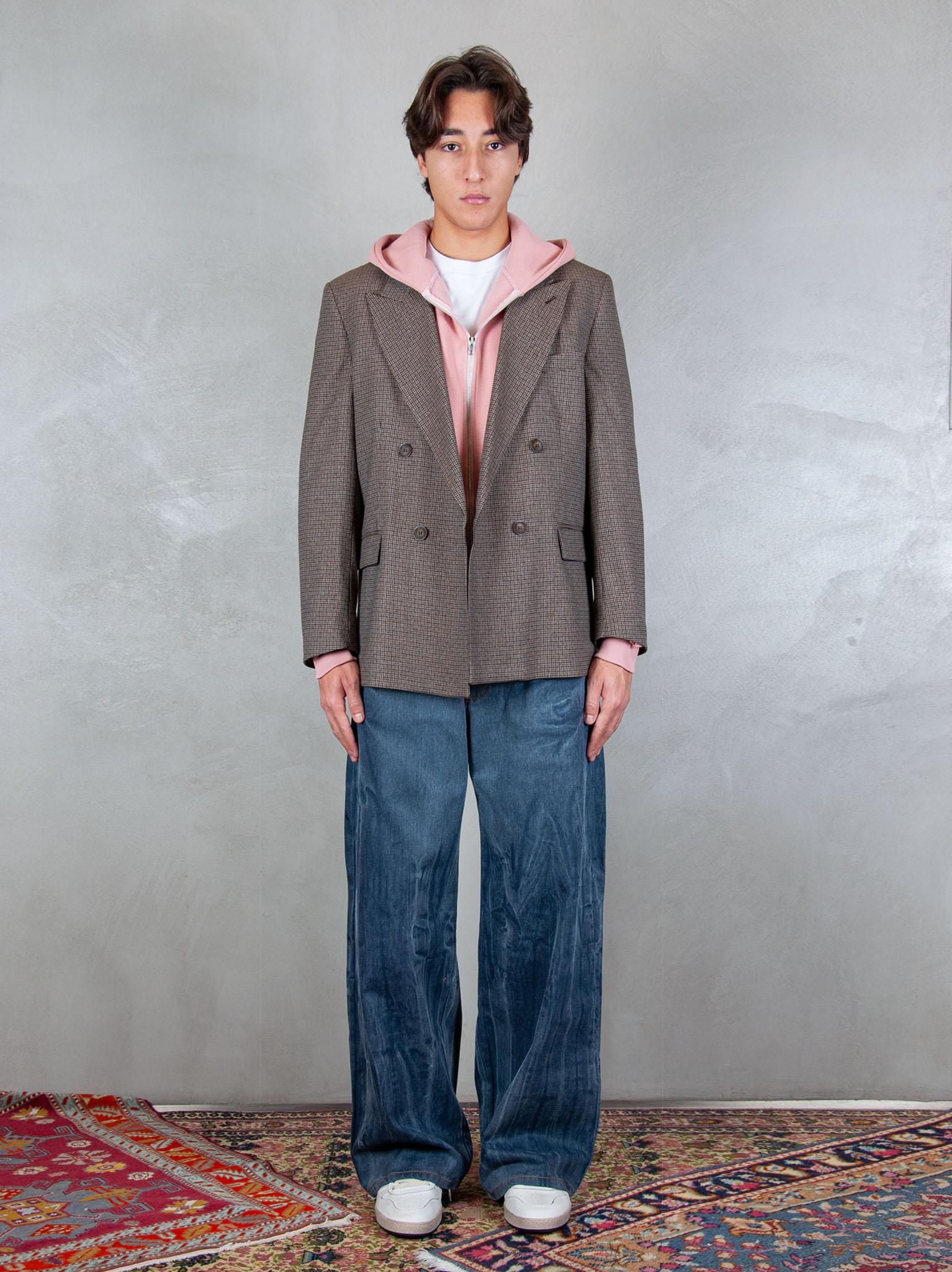 Giacca Oversize GIA3459 MORO I'm Brain 