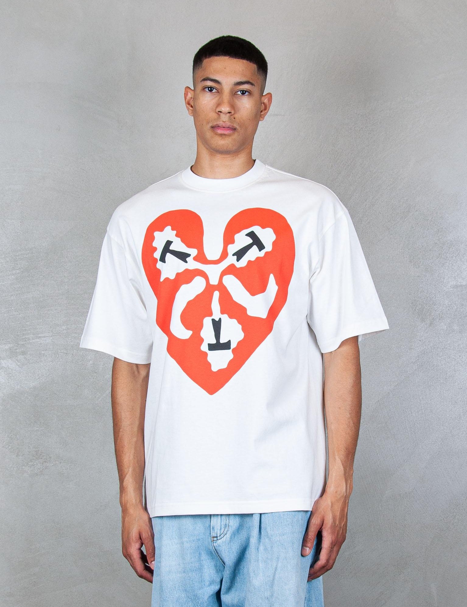 >Heart tee 13TS010 WHITE TTT 