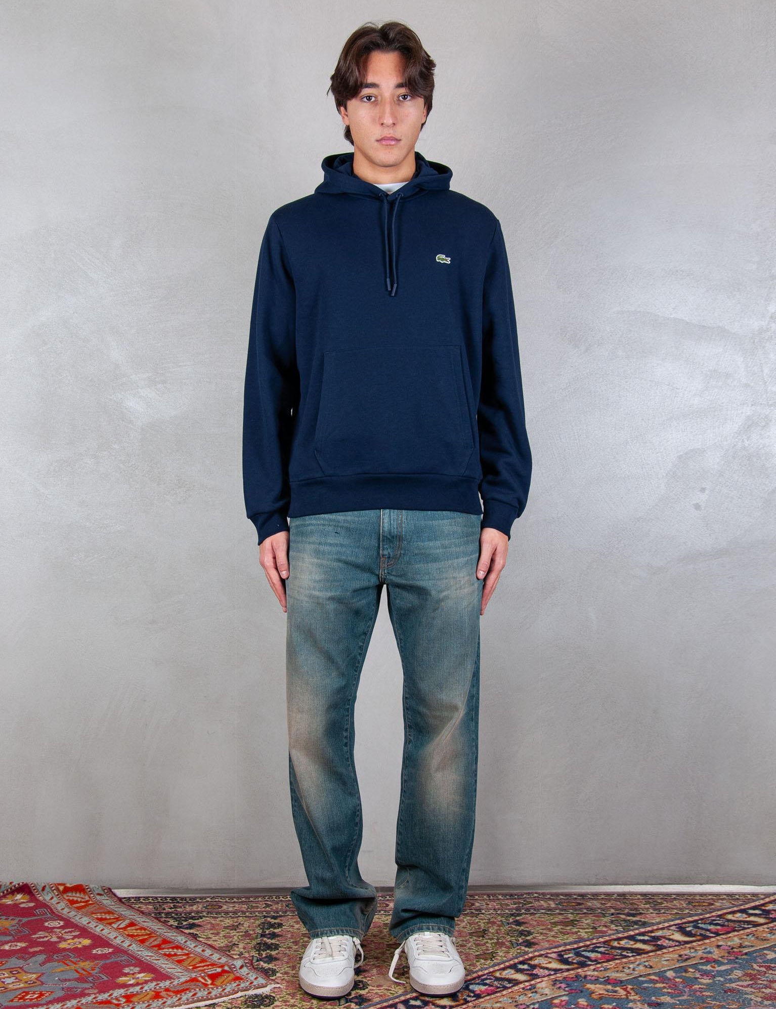 >Felpa cappuccio SH9623 166 Lacoste 