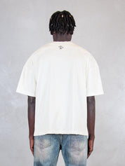 Hi Five Tshirt <BR/>Vintage Wash Boxy VINTAGE WASH BOXY CREAM Hi Five 