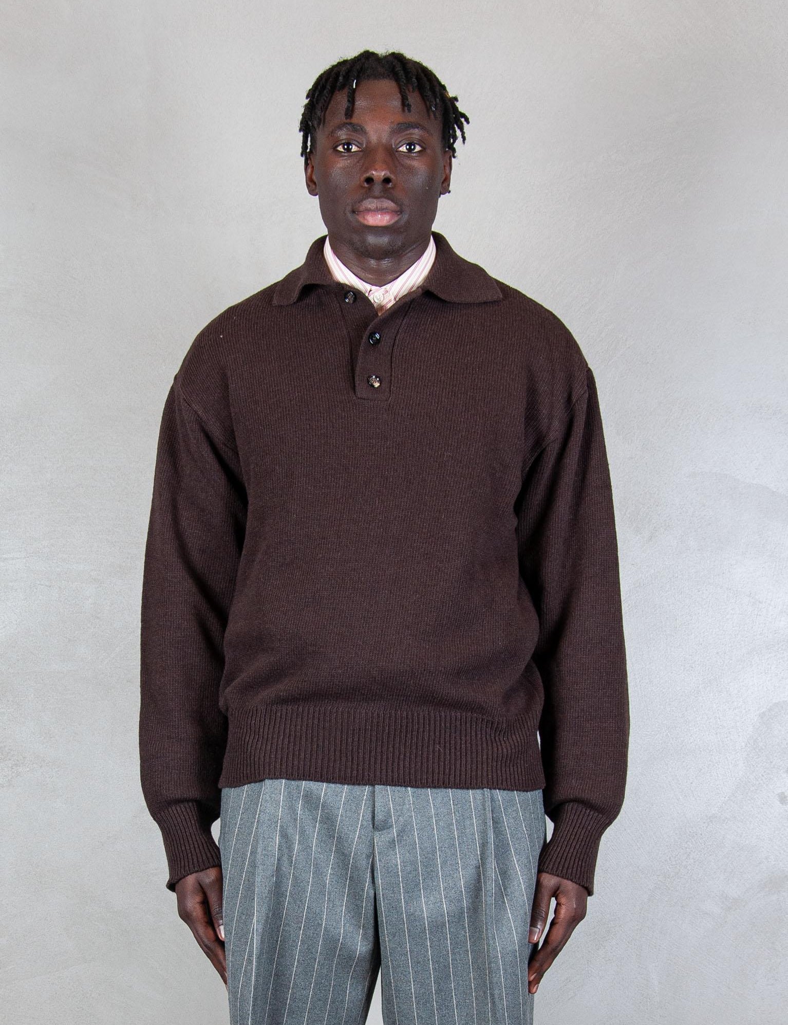 >Hongdae Polo HONGDAE POLO MARRONE Hi Five 