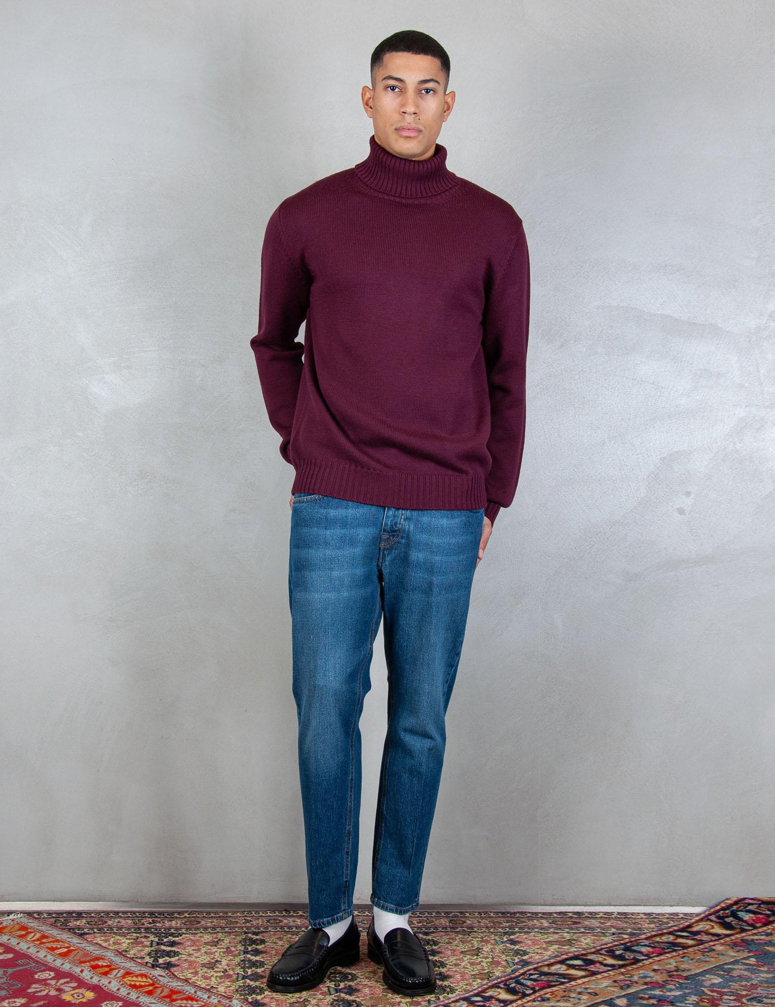 Maglia dolcevita AU3031G 1009 Alpha Studio 