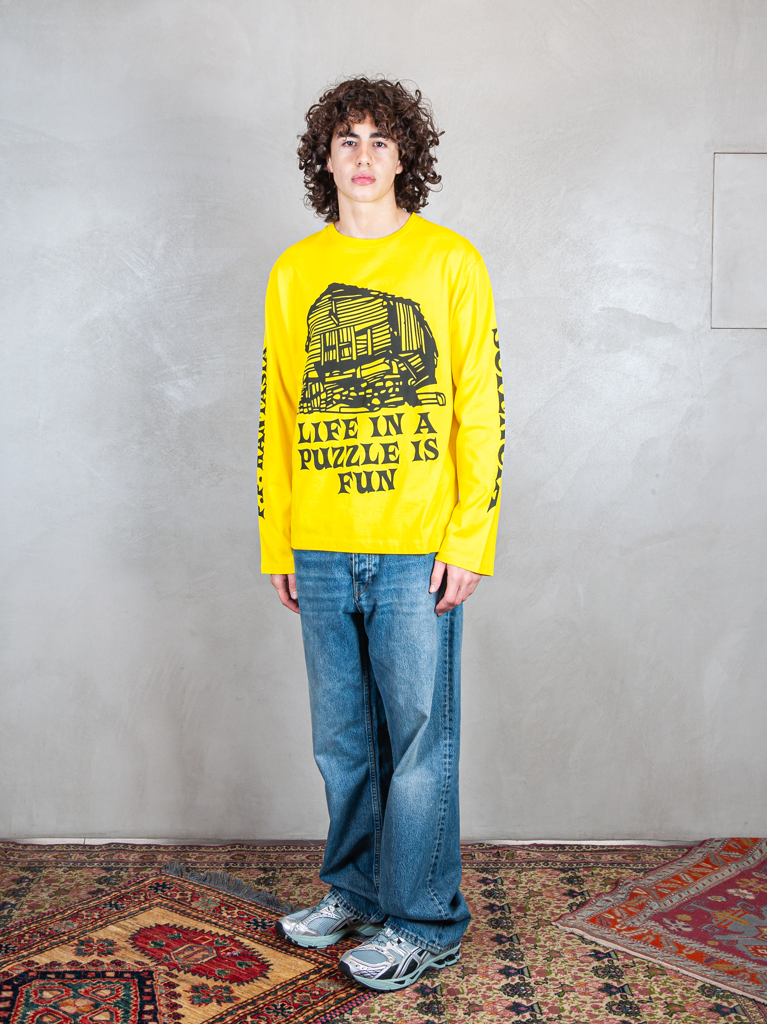 Public Possession t-shirt Phantasia Sciencia LS Tee PHANTASIA SCIENCIA EMPIRE YELLOW Public Possession 