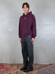 Woc felpa <BR/>Phoenix hoodie SW037FL VINO WOC 