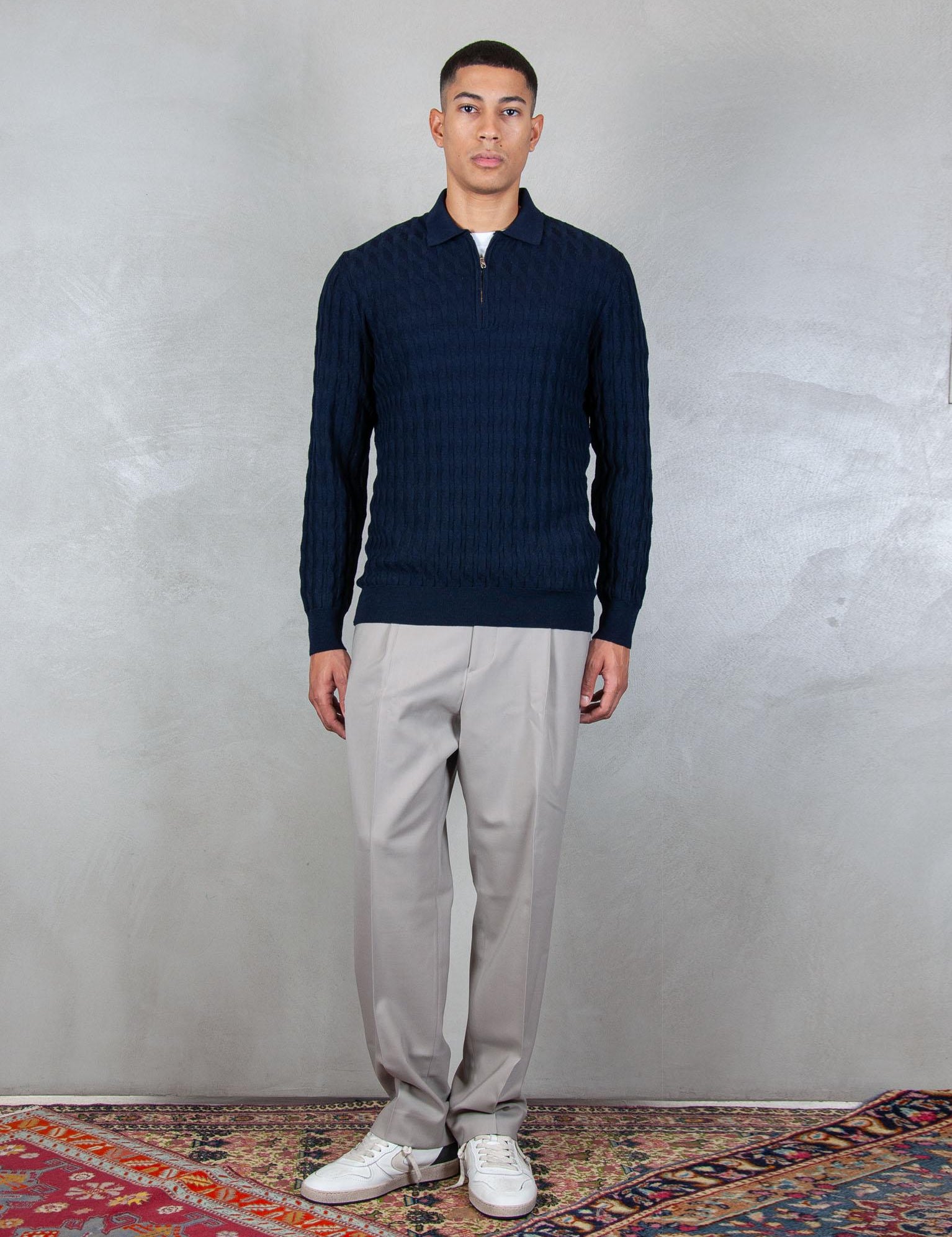 >Polo Zip LG1177 90 Luigi Gentile 