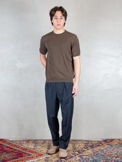 Raphael1966 Maglia <BR/>Tshirt Cotone Crepe DK17003 MORO Raphael - Dkt 