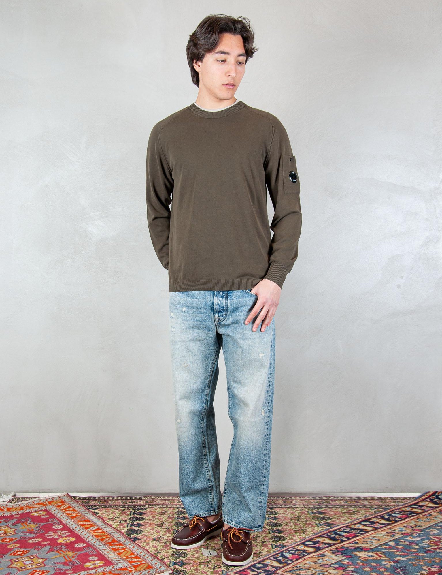 >Crewneck KN105A-0063230 683 C.P. company 