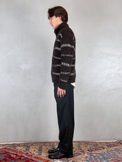 Maglia zip jacquard FU48 24 Atom Factory 