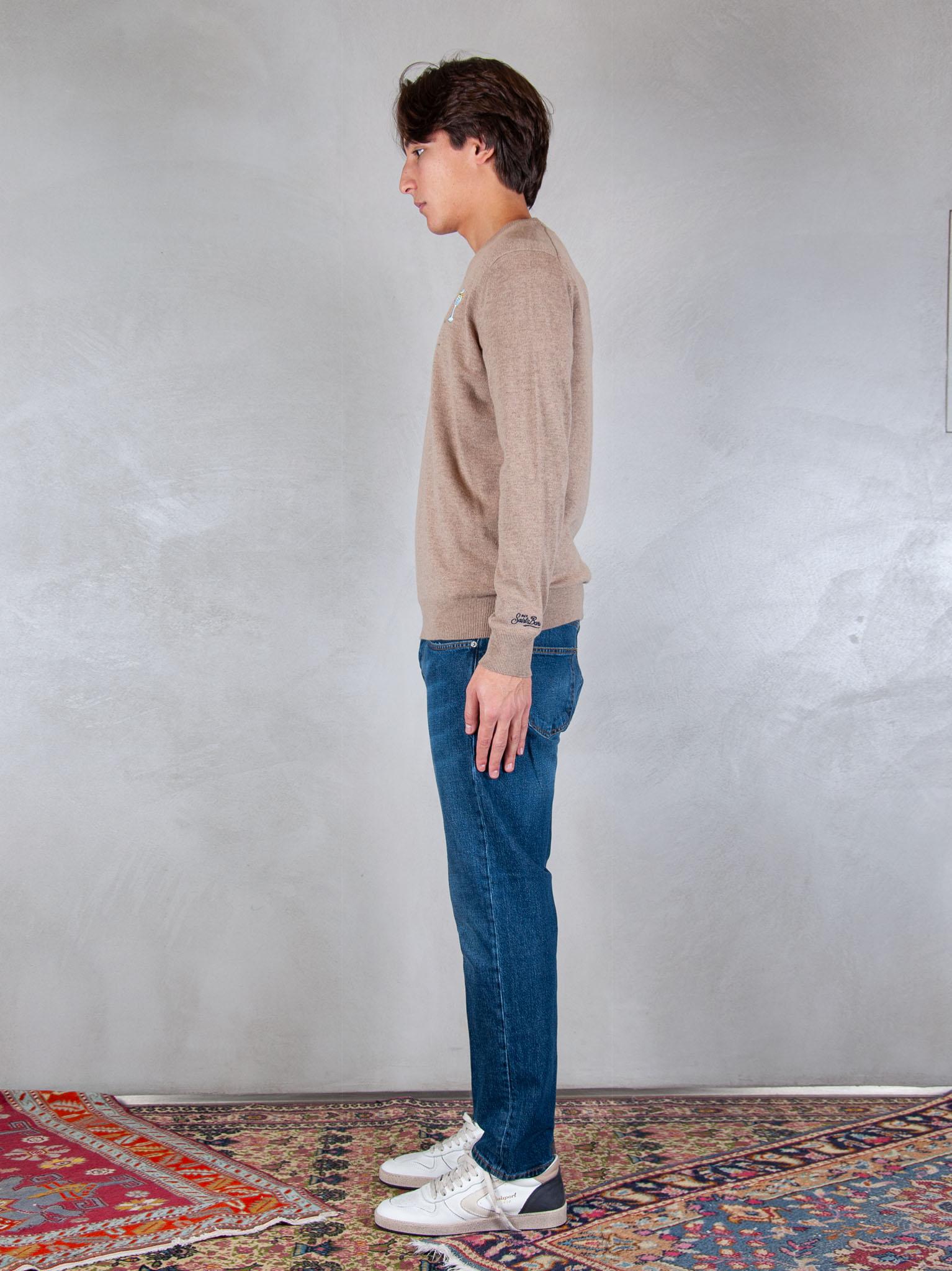 MC2 Saint Barth maglia Heron embroyed wool HER0024 03477I MC2 St Barth 