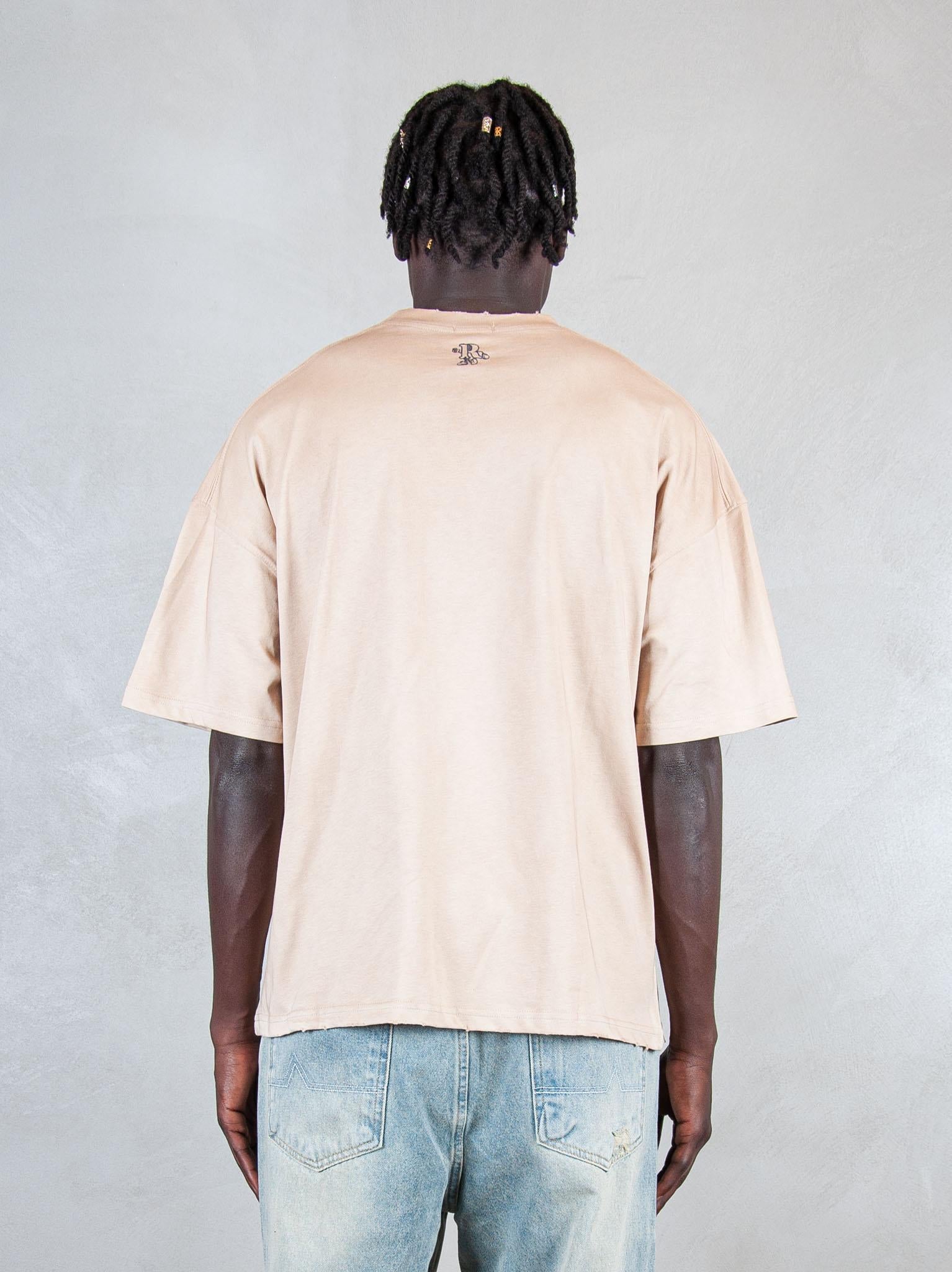 Hi Five Tshirt Vintage Wash Boxy VINTAGE WASH BOXY SAND Hi Five 