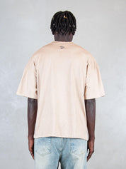 Hi Five Tshirt <BR/>Vintage Wash Boxy VINTAGE WASH BOXY SAND Hi Five 