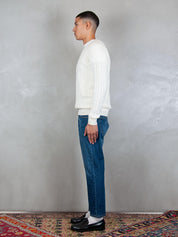 Luigi Gentile Maglia <BR/>Girocollo Treccia LG1202 02 Luigi Gentile 