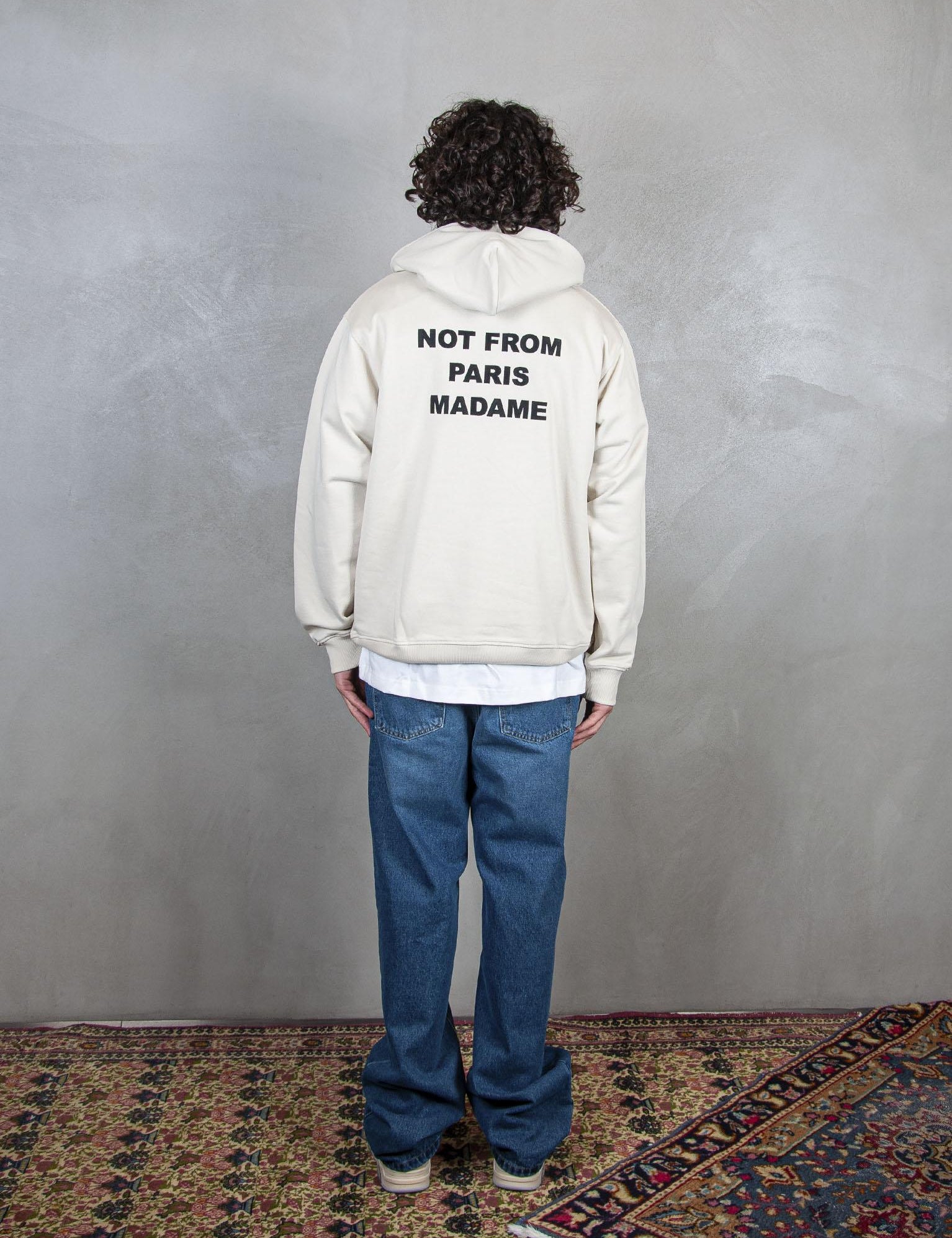 >Le Hoodie Slogan HO162-CO127 MT Drôle De Monsieur 