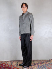 I'M Brian <BR/>Overshirt Spigato CA3448 NERO I'm Brain 