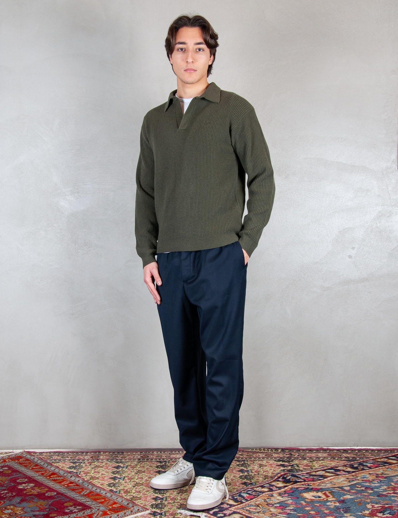 Sun68 Maglia Polo Capri Costa Inglese K45134 74 Sun68 