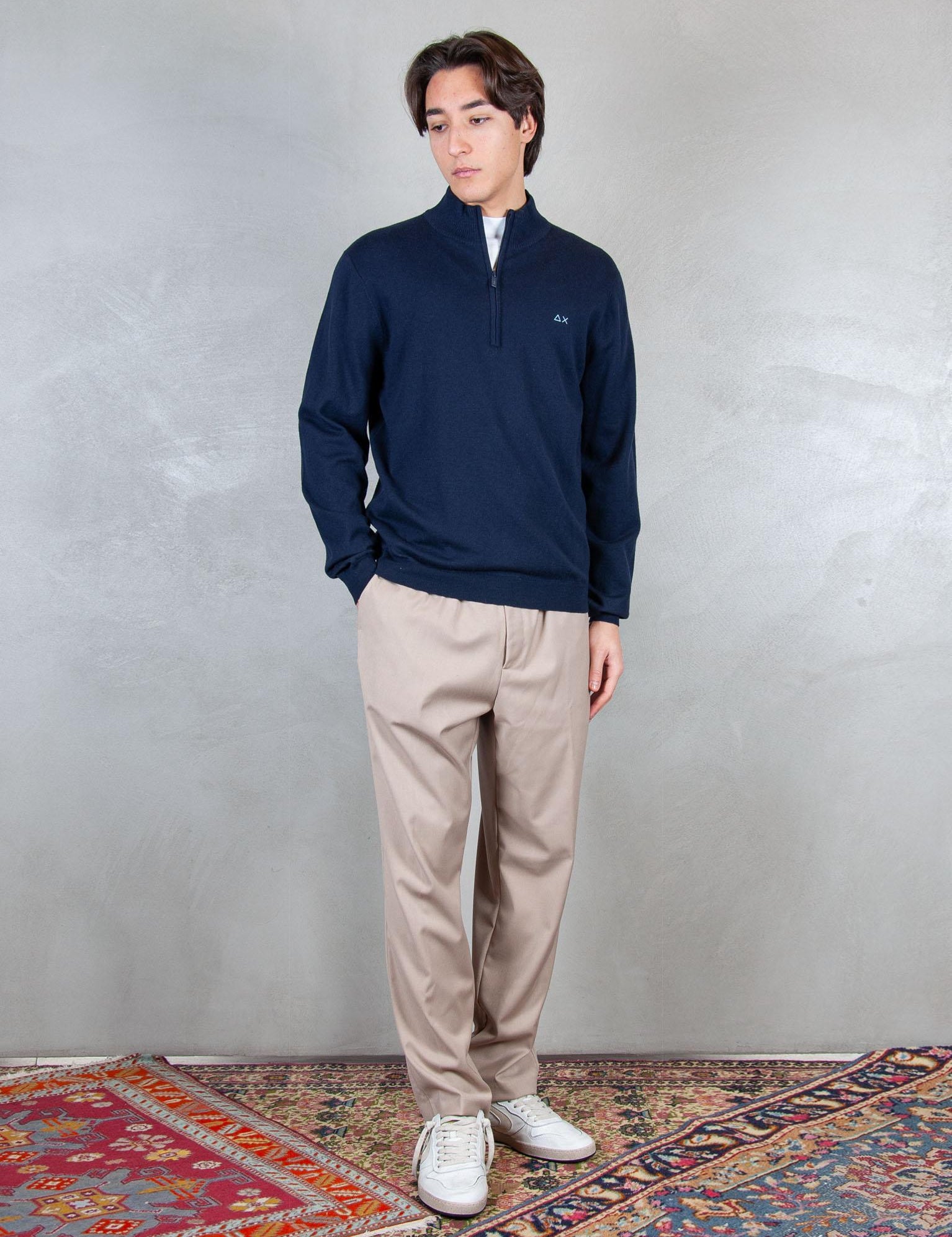 Sun68 Maglia Lupetto Zip K45107 07 Sun68 