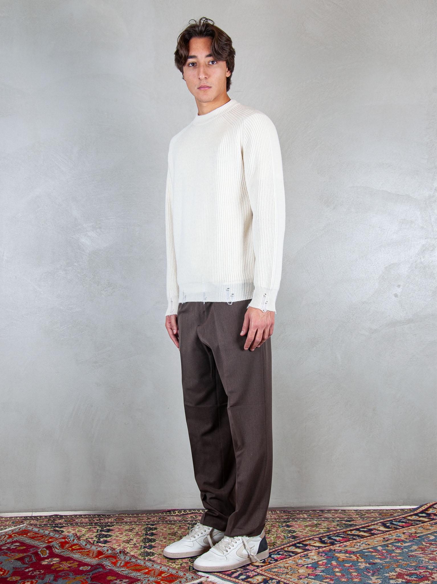 Atomofactory Maglia girocollo costa inglese FU18 02 Atomo Factory 