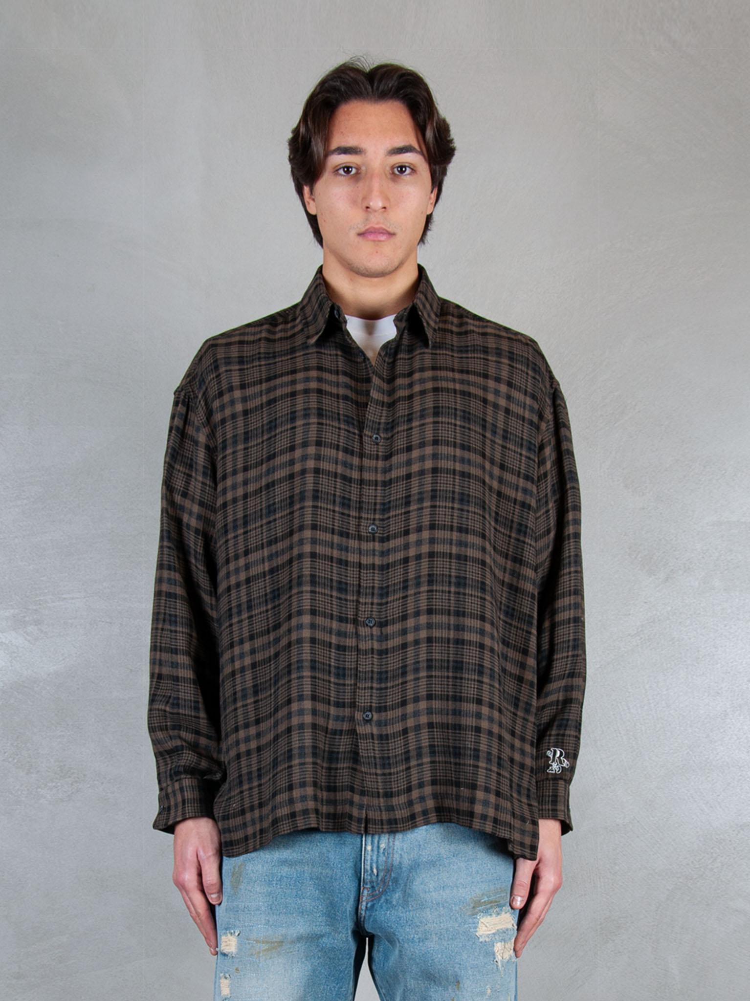 Hi Five Camicia Mauder shirt MAUDER CHECK BROWN Hi Five 